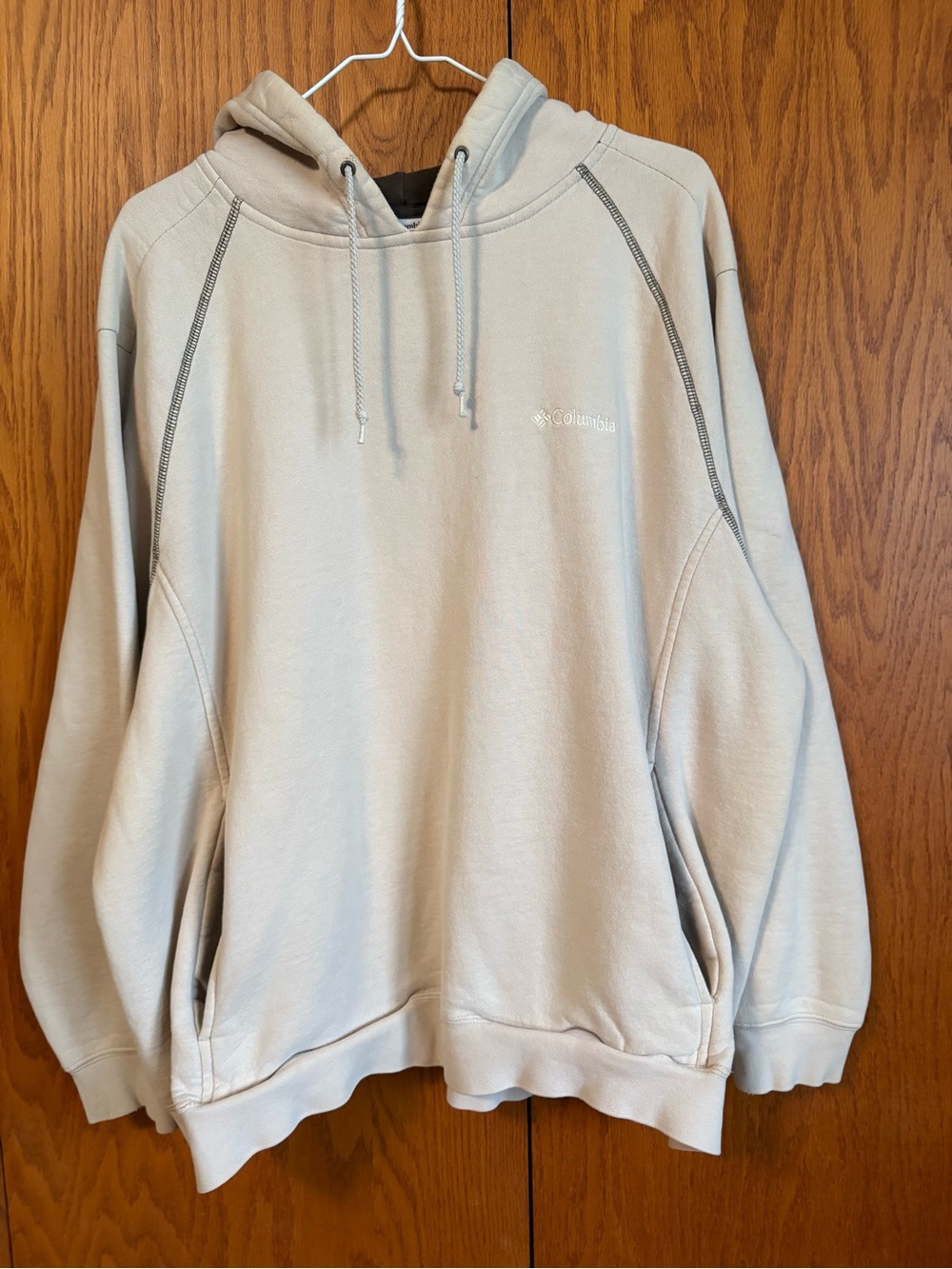 Columbia Men's Light Beige Pullover Hoodie